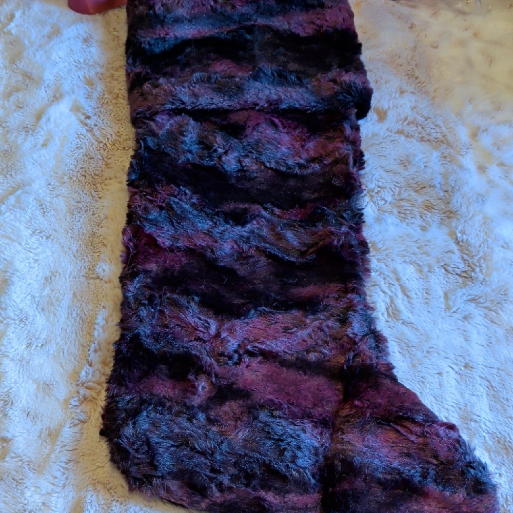 Luxurious Purple and Black Holiday Stocking $69 Each